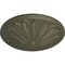 Ekena Millwork Brontes Ceiling Medallion (Fits Canopies up to 3 5/8"), Hnd-Painted Witch Hazel, 25 1/2"OD x 5 1/2"P CM25BRWHF - alternate 3